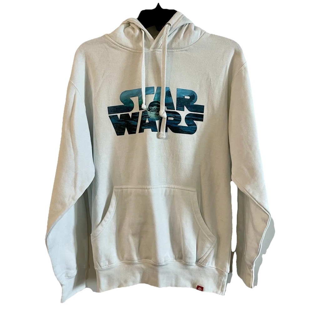 Star Wars Element Mandalorian Baby Yoda Hoodie Sweatshirt Hoodie Size Small S